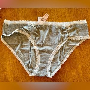 Two pair VS NWT XL cotton low rise hip hugger